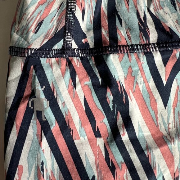 Smartwool - Merino Sport Lined Shorts - Navy/dusty rose/Light Blue - Size XL - Picture 2 of 14